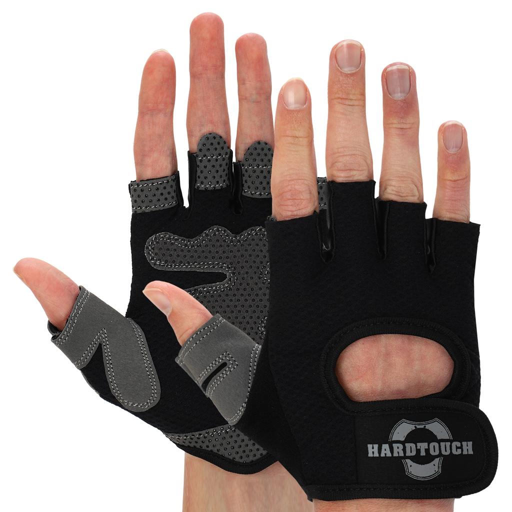 [BC-4460] Рукавички для фітнесу та тренувань HARD TOUCH S-XL Чорний BC-4460 (L)