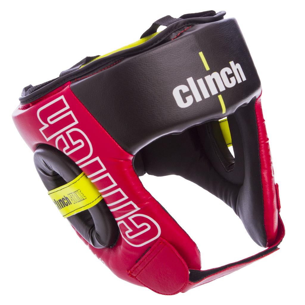 [C142-3] Шолом боксерський відкритий PU CLINCH S-XL Червоний C142-3 (L)