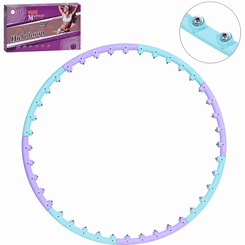 Масажний обруч Hula Hoop JS-5043, 8 секцій