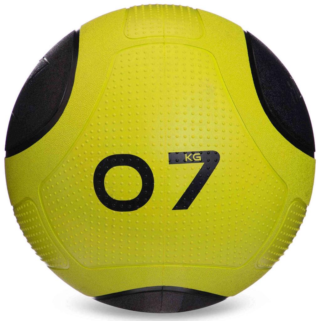 [GI-2620-7] М'яч медичний медбол Medicine Ball GI-2620-7 7кг зелений-чорний