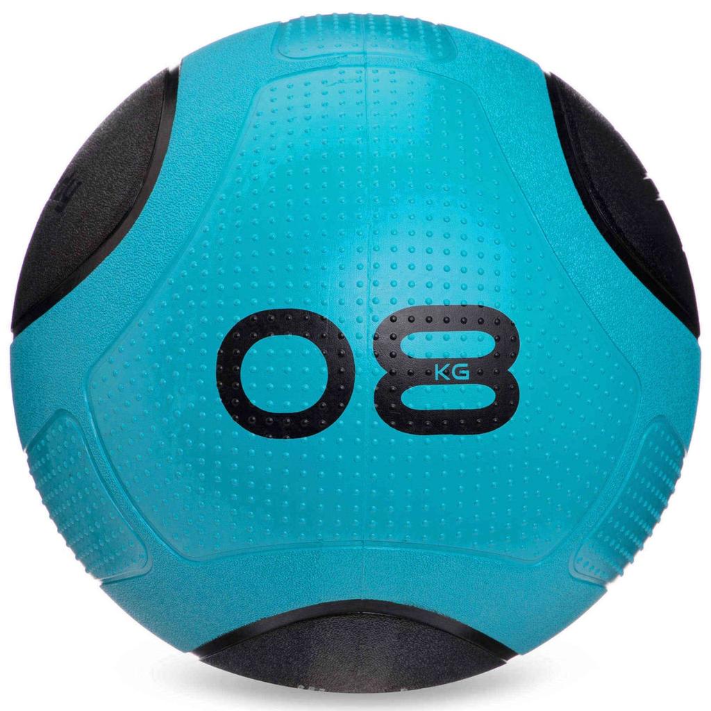 [GI-2620-8] М'яч медичний медбол Medicine Ball GI-2620-8 8кг синій-чорний