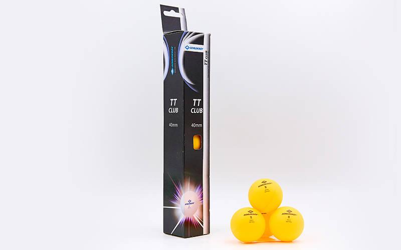 [618198] Кульки для настільного тенісу Donic 1-T One Poly 40+ Помаранчевий