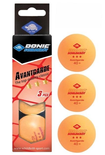 [608338] Кульки для настільного тенісу DONIC AVANTGARDE 3* Помаранчевий 40+