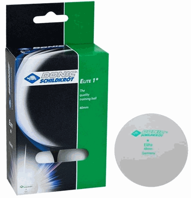 [618015] Кульки для настільного тенісу Donic Ball Elite 1* Poly 40+ 618015