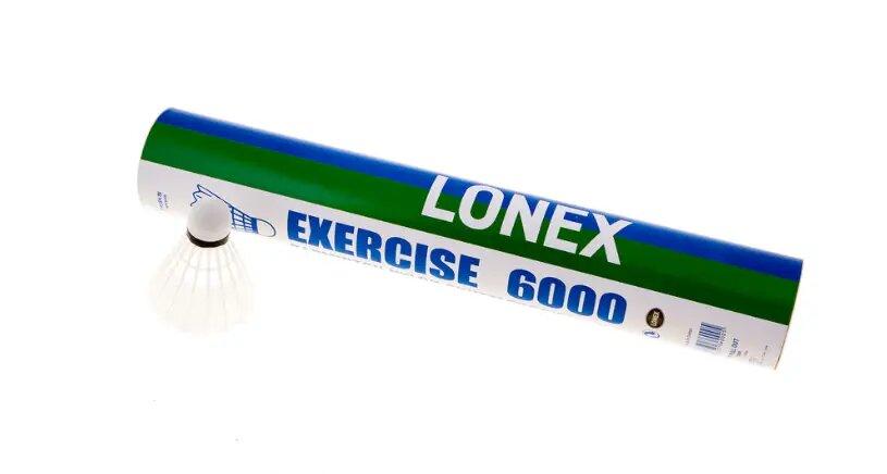 [Lonex6000] Воланчик для бадмінтону LONEX EXERCISE 6000 нейлоновий