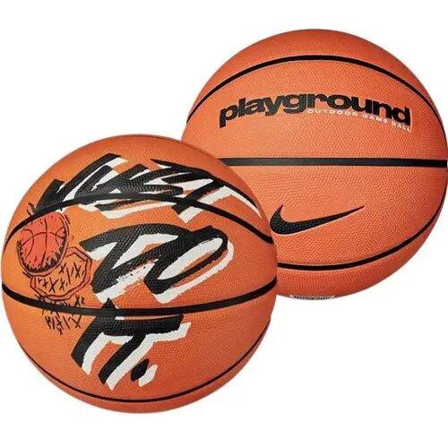[N.100.4371.877.07] М'яч баскетбольний Nike Everyday Playground 8P GRAPHIC DEFLATED AMBER/WHITE/BLACK/BLACK розмір 7 (Оригінал)