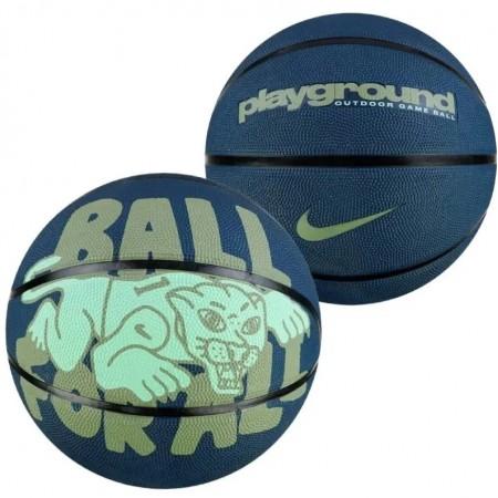 [N.100.4371.434.06] М'яч баскетбольний Nike Everyday Playground 8P GRAPHIC DEFLATED BLUE/ALLIGATOR/BLACK/GREEN розмір 6 (Оригінал)