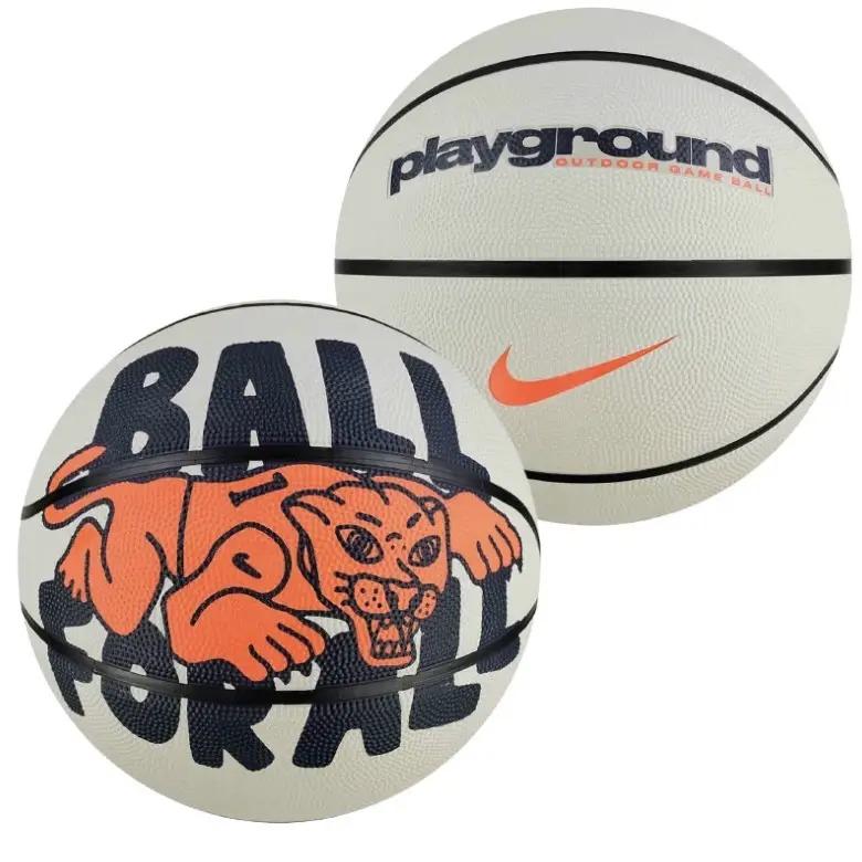 [N.100.4371.063.07] М'яч баскетбольний Nike Everyday Playground 8P GRAPHIC DEFLATED light BONE/NAVY/BLACK/orange розмір 7 N.100.4371.063.07 (Оригінал)