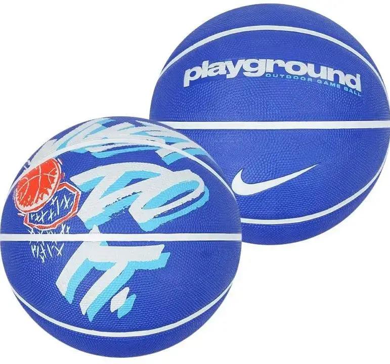 [N.100.4371.414.07] М'яч баскетбольний Nike Everyday Playground 8P GRAPHIC DEFLATED GRAPHIC синій розмір 7 N.100.4371.414.07 (Оригінал)
