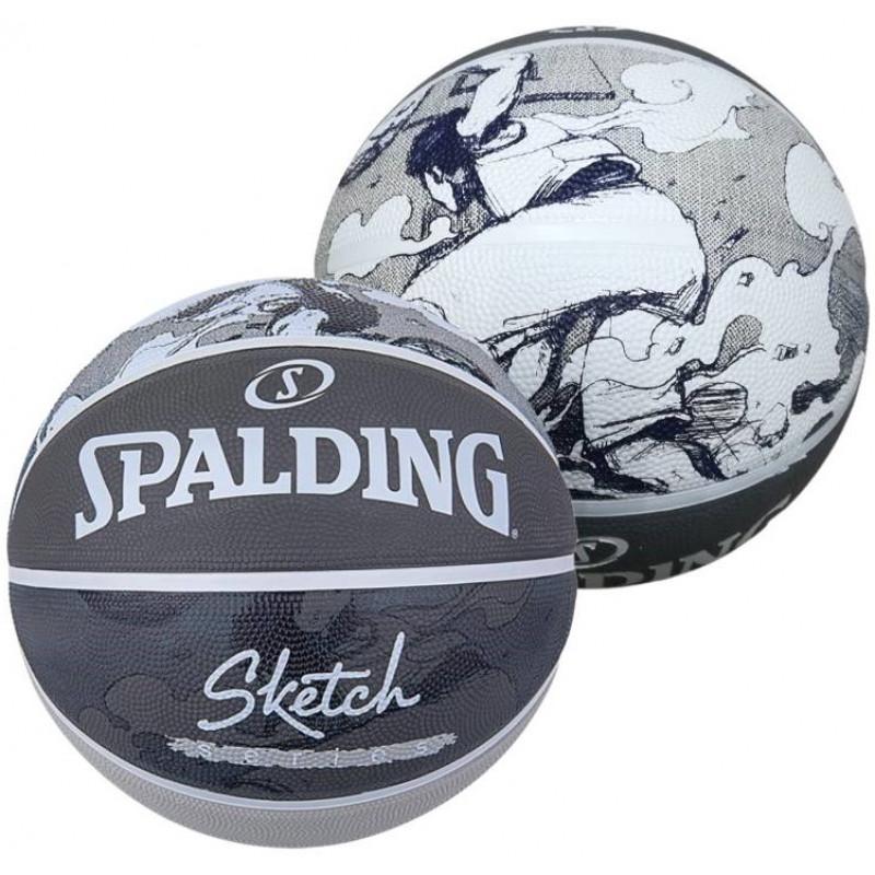 [84382Z] М'яч баскетбольний Spalding Sketch Jump Ball розмір 7 84382Z (Оригінал)