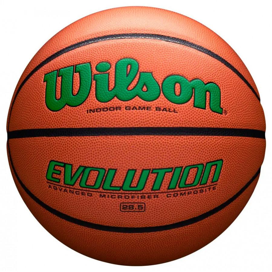 М'яч баскетбольний Wilson EVOLUTION size7 зелений WTB0595XB0701 (Оригінал)