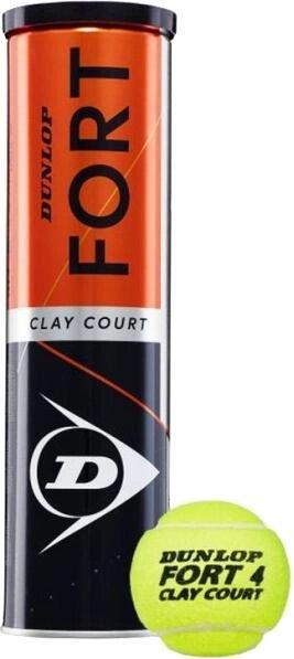 [601318] М'ячі для тенісу Dunlop Fort clay court 4 шт. 601318