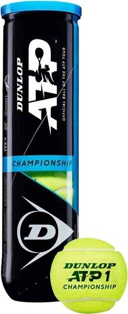 [601363] М'ячі для тенісу Dunlop ATP Championship 4PET 4 шт (Оригінал) 601363