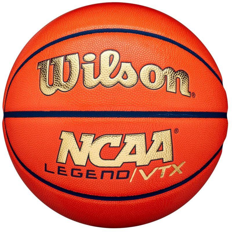 М'яч баскетбольний Wilson NCAA Legend VTX BSKT size 7 Orange/Gold WZ2007401XB7 (Оригінал)