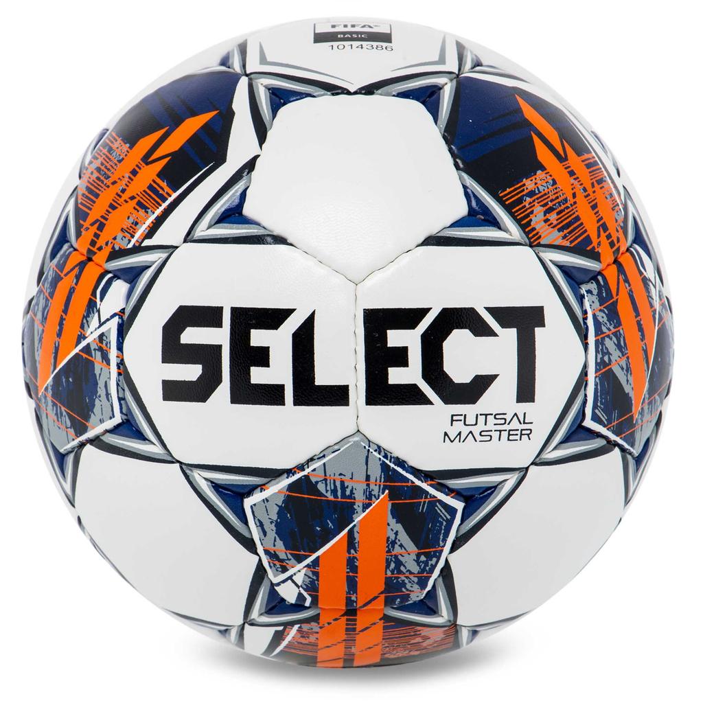 М'яч футзальний SELECT Futsal Master (FIFA Basic) v22 №4 білий помаранчевий (Оригінал)