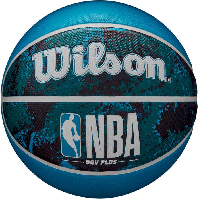 М'яч баскетбольний Wilson NBA DRV PLUS VIBE BSKT Black/Blue size 6 WZ3012602XB6 (Оригінал)