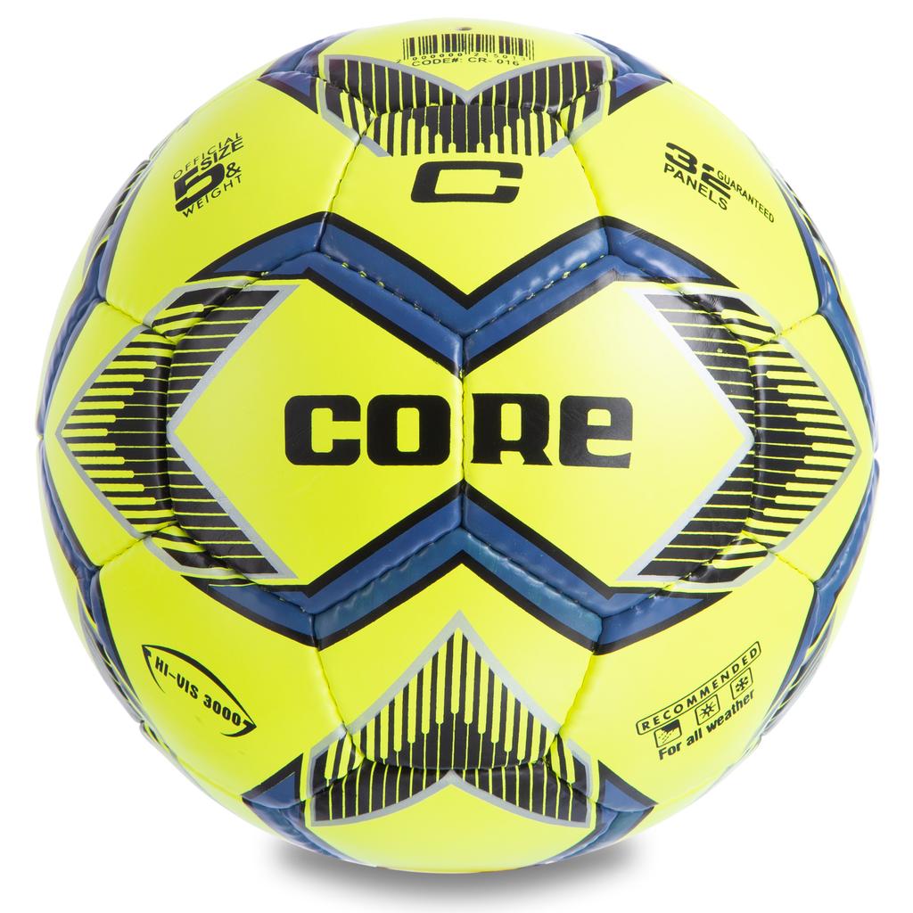 М'яч футбольний CORE HI VIS3000 CR-016 №5 PU