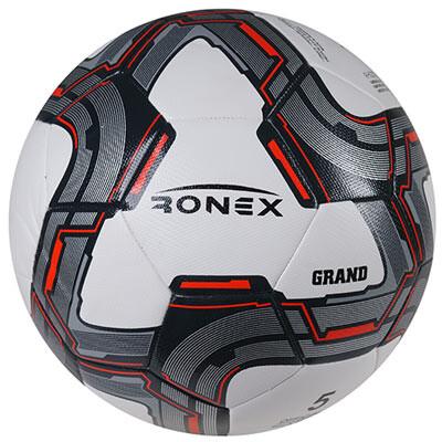 М'яч футбольний Ronex Grand, сірий RHG-202309