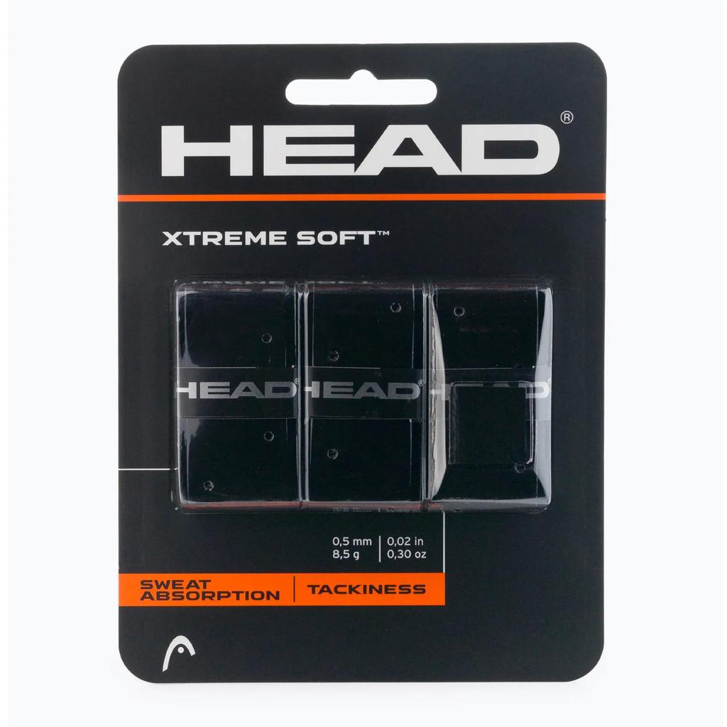 [285-104 black] Намотки HEAD Xtremesoft Grip Overwrap 285-104 чорний (3шт.) (Оригінал)