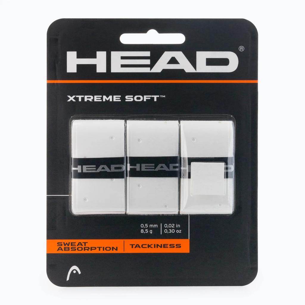 [285-104 white] Намотки HEAD Xtremesoft Grip Overwrap 285-104 білий (3шт.) (Оригінал)