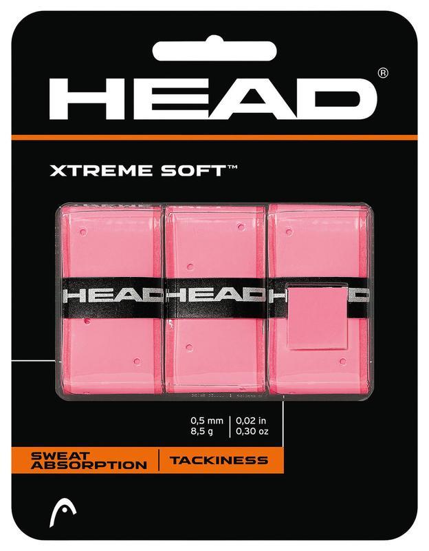 Намотки HEAD Xtremesoft Grip Overwrap 285-104 pink (3шт.) (Оригінал)