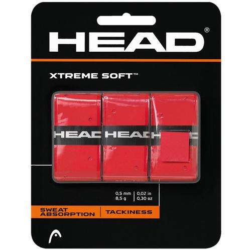 [285-104 red] Намотки HEAD Xtremesoft Grip Overwrap 285-104 red (3шт.) (Оригінал)