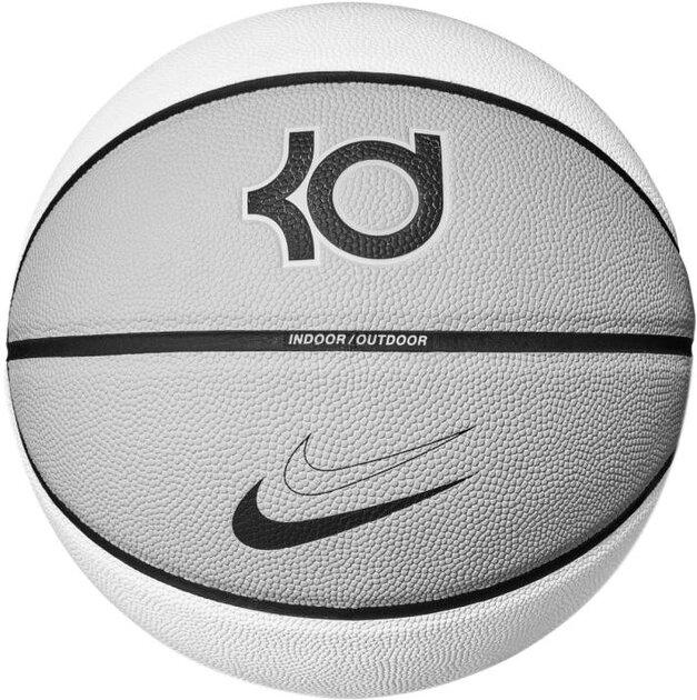 М'яч баскетбольний Nike All Court 8P K Durant Deflated Summit розмір 7 White/Grey Fog/Black N.100.7111.113.07 (Оригінал)