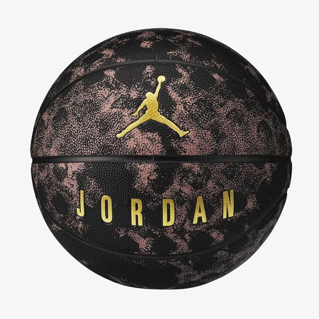 [J.100.8735.629.07] М'яч баскетбольний Nike JORDAN BASKETBALL 8P ENERGY DEFLATED CRIMSON BLISS/BLACK/BLACK/GOLD розмір 7 J.100.8735.629.07 (Оригінал)