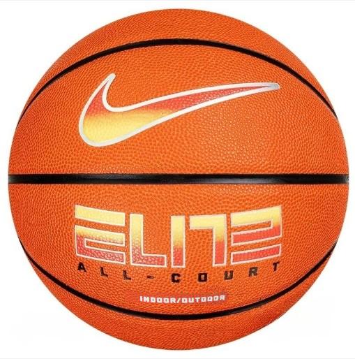 М'яч баскетбольний Nike ELITE ALL COURT 8P 2.0 DEFLATED розмір 7 N.100.4088.820.07 (Оригінал)