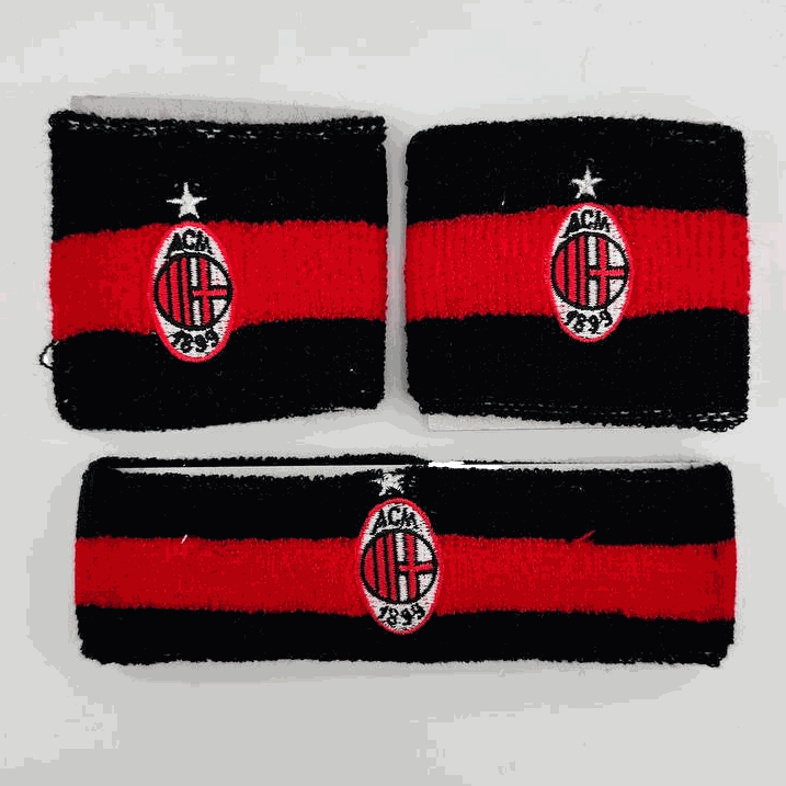 Набір напульсник та пов'язка на голову AC Milan GH-303
