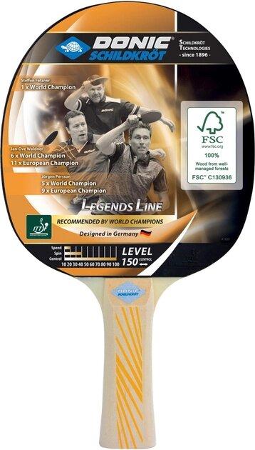 Ракетка для настільного тенісу Donic-Schildkrot Legends 150 FSC 705211 (Оригінал)