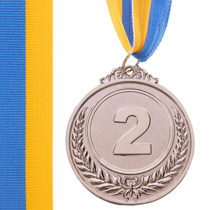 Медалі зі стрічкою 2 місце 6,5см C-3968-2