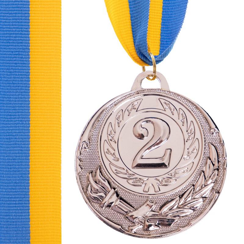 Медалі зі стрічкою 2 місце 4,5см C-4334-2