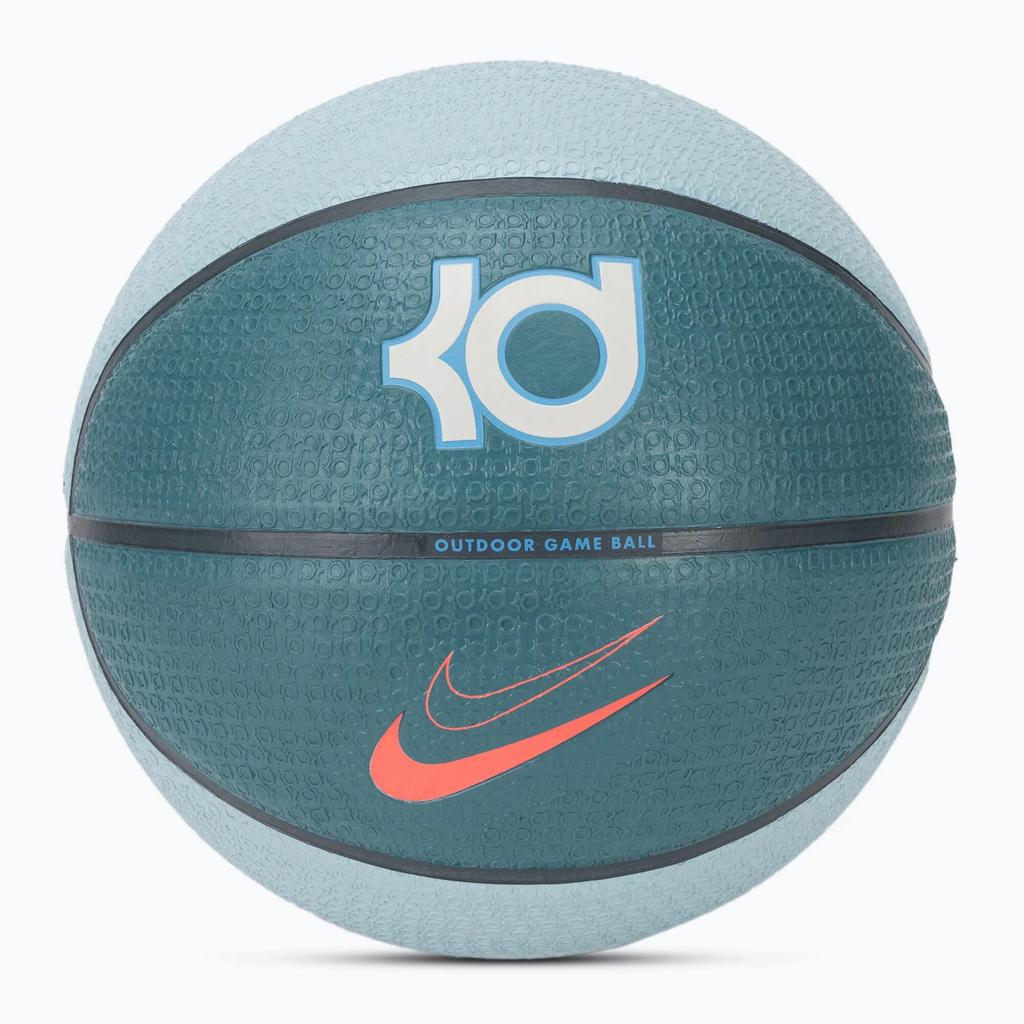 М'яч баскетбольний М'яч баскетбольний Nike PLAYGROUND 8P 2.0 K DURANT DEFLATED OCEAN BLISS/TEAL/SPRUCE розмір 7 N.100.7112.419.07