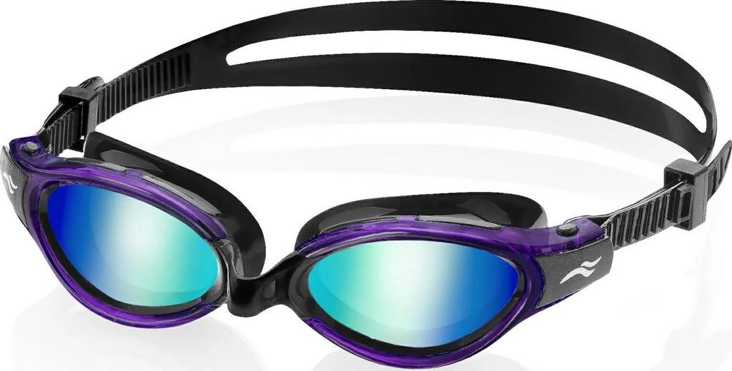 [283-09] Окуляри для плавання Aqua Speed ​​BLADE TRITON 2.0 MIRROR 60415 чорний, бузковий Уні OSFM 283-09 (Оригінал)