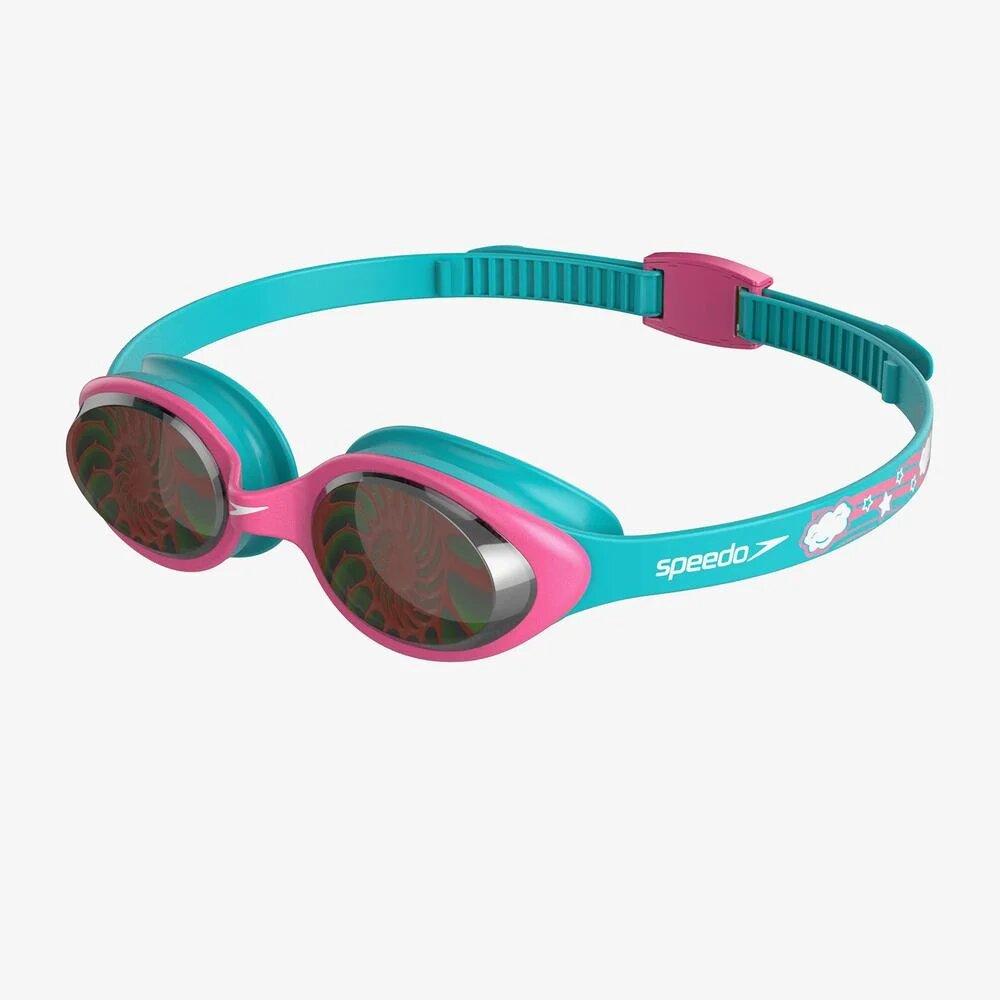 [8-11597C621] Окуляри для плавання Speedo ILLUSION 3D PRT JU блакитний, рожевий Дит OSFM 8-11597C621 (Оригінал)