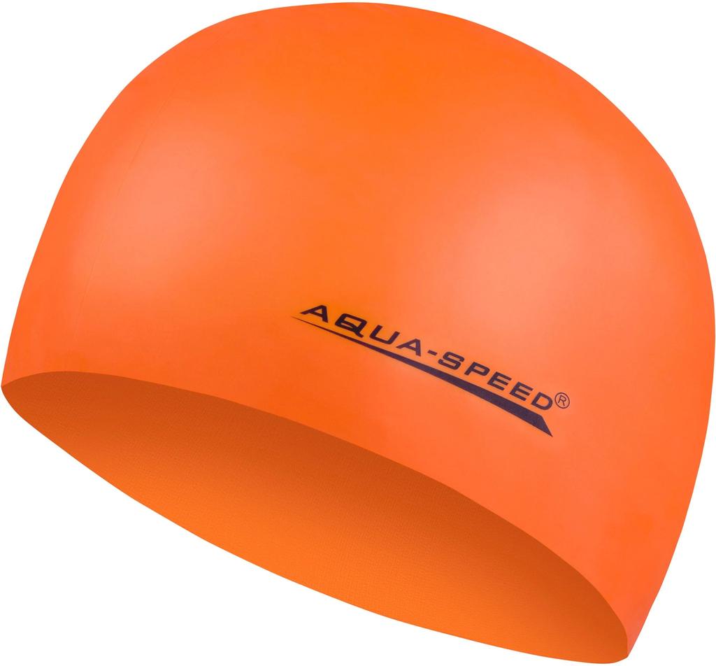 Шапка для плавання Aqua Speed ​​MEGA 100-75 помаранчевий Уні OSFM (Оригінал)
