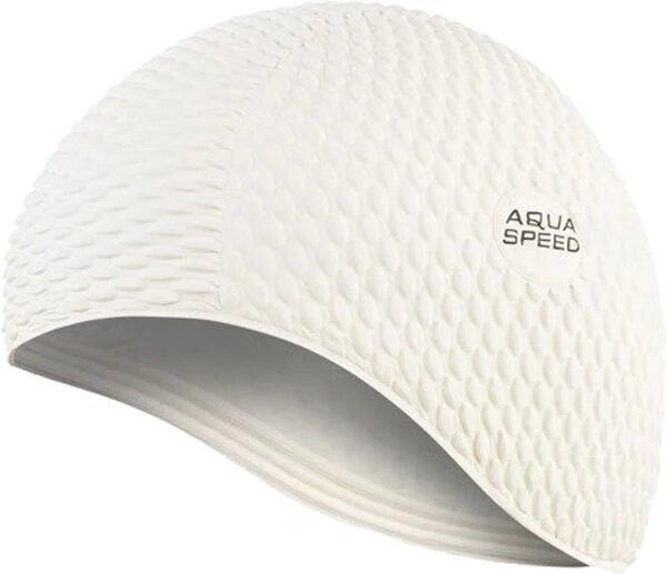 Шапка для плавання Aqua Speed ​​BOMBASTIC білий Жіночий OSFM арт 104-05 (Оригінал)