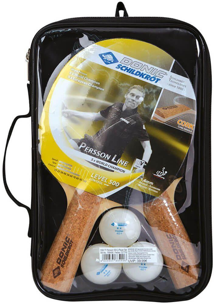 Набір ракеток для настільного тенісу Donic Persson 500 cork 2-player set (Оригінал) 788490
