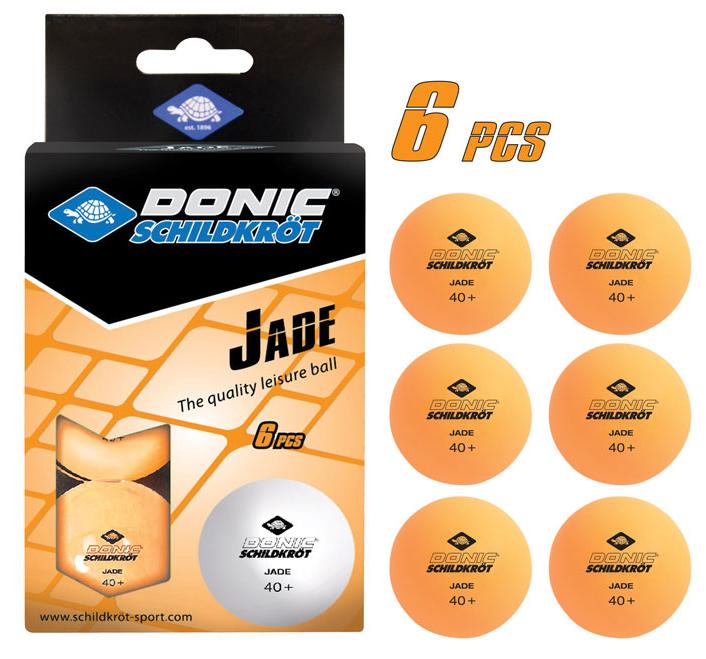 Кулі для настільного тенісу 6 штук Donic Jade Ball 40+ (Оригінал) 618378