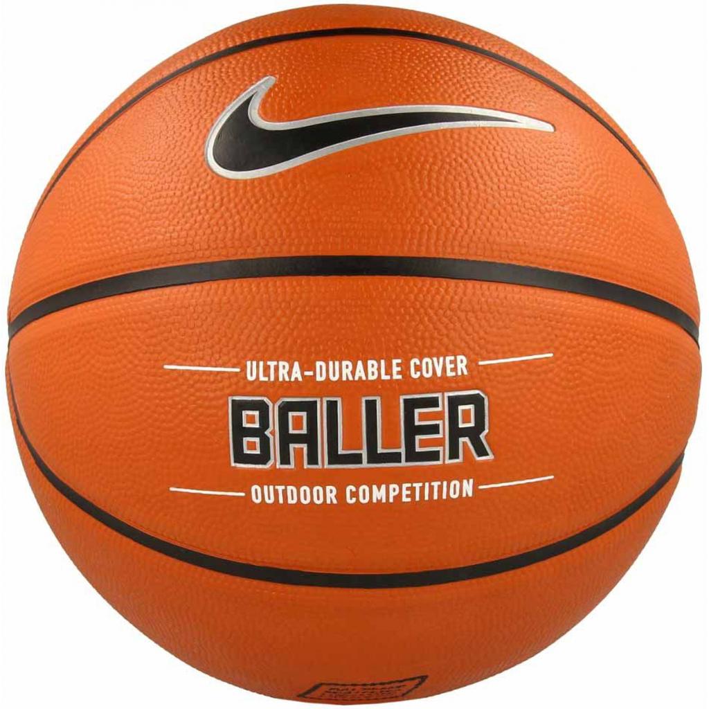 М'яч баскетбольний Nike BALLER AMBER/BLACK/METALLIC SILVER/BLACK size 7 (Оригінал)