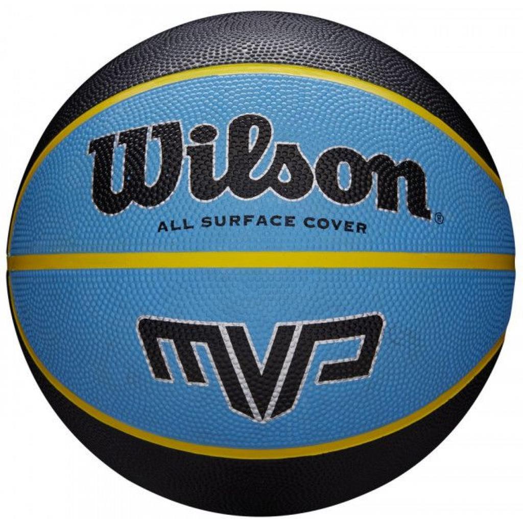 М'яч баскетбольний Wilson MVP 285 black/blue size 6