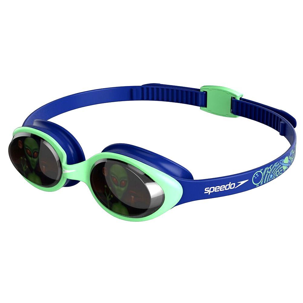 [8-11597C620] Окуляри для плавання Speedo ILLUSION 3D PRT JU синій, зелений Дит OSFM 8-11597C620 (Оригінал)