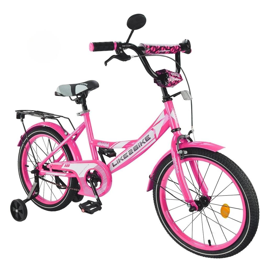 [212004] Велосипед Like2bike Sky 20 дюймів рожевий 212004 (ВІТРИНА)
