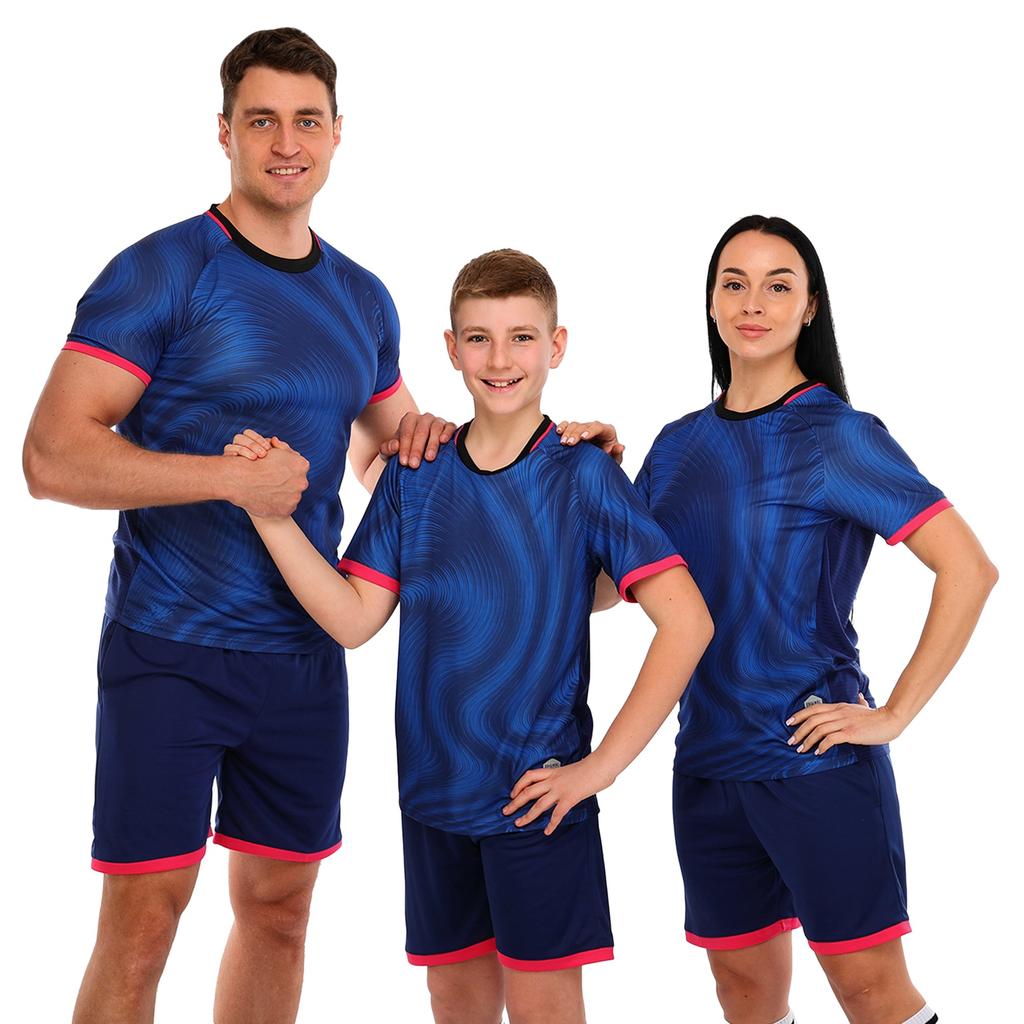 [D-8866-3] Форма футбольна комплект LIDONG Темно-синій 4XS-2XL D-8866-3 (XXL, D-8866-3 [48682185])