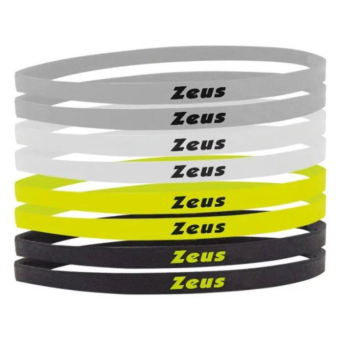 Пов'язка на голову Zeus HAIRBANDS сірий, білий, жовтий, чорний Уні OFSM Z01620 (ПОШТУЧНО) (Оригінал)