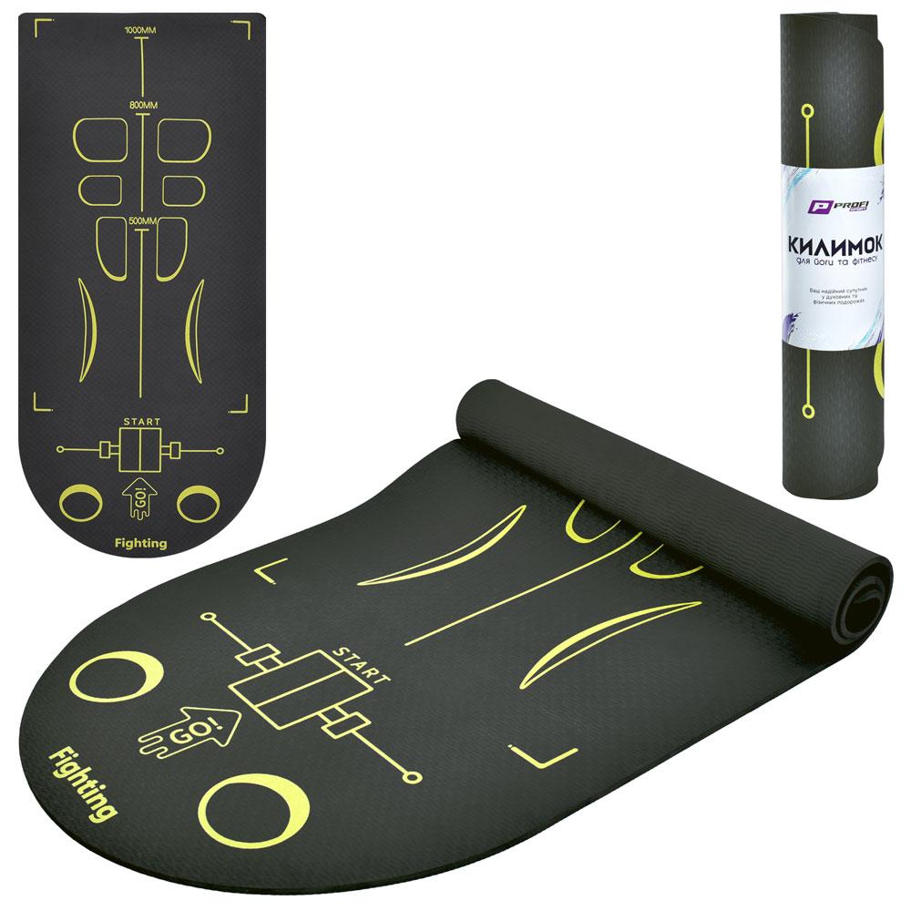 [GM-4590] Килимок для фітнесу та йоги Profi Sport TPE 6мм GM-4590
