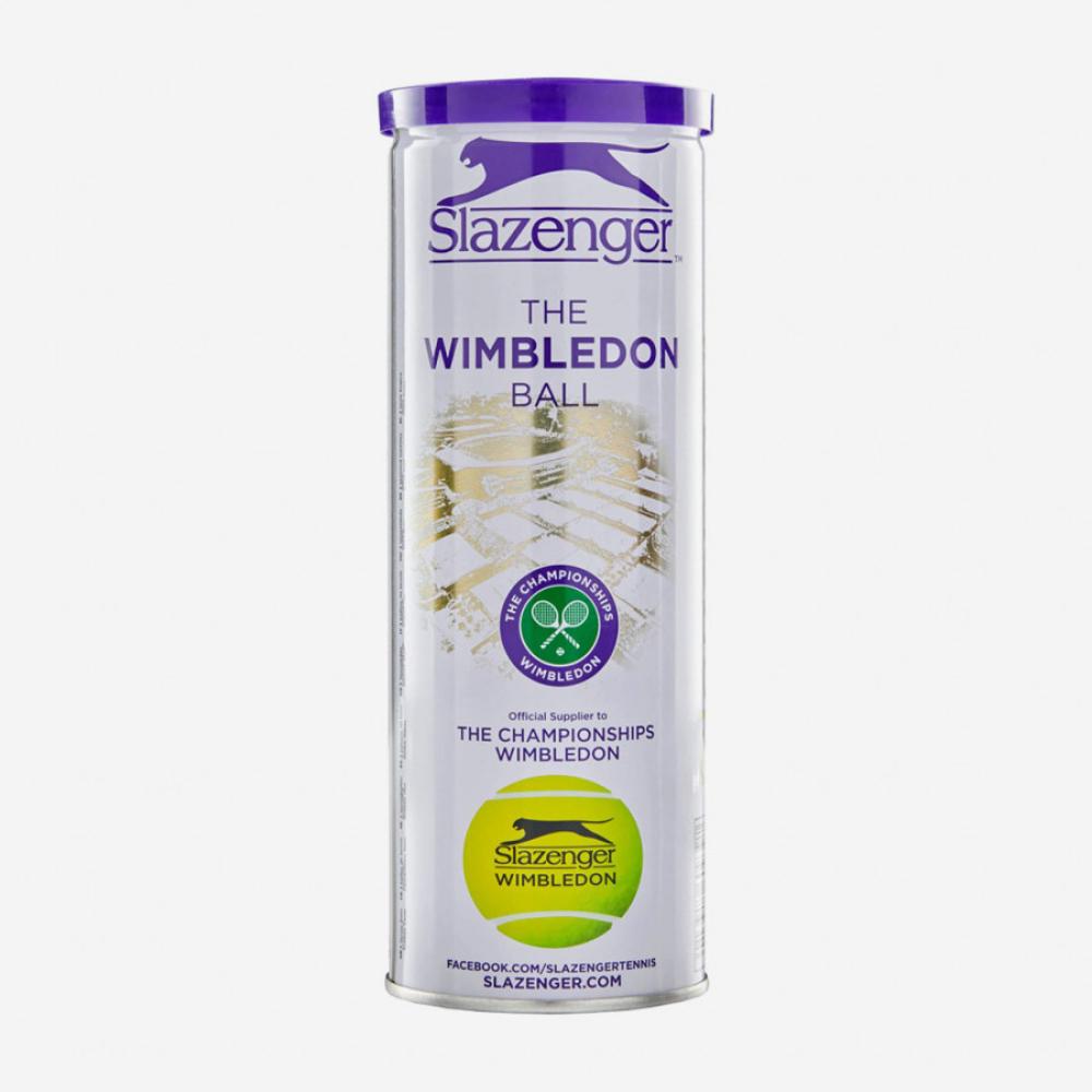 [340939] М'ячі для тенісу Slazenger Wimbledon Ultra-Vis + Hydroguard 3B 3шт. 340939 (Оригінал)