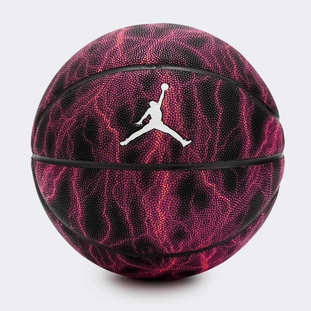 М'яч баскетбольний Nike Air Jordan Basketball 8p Energy чорний, помаранчевий Уні 7 (Оригінал) J.100.8735.625.07