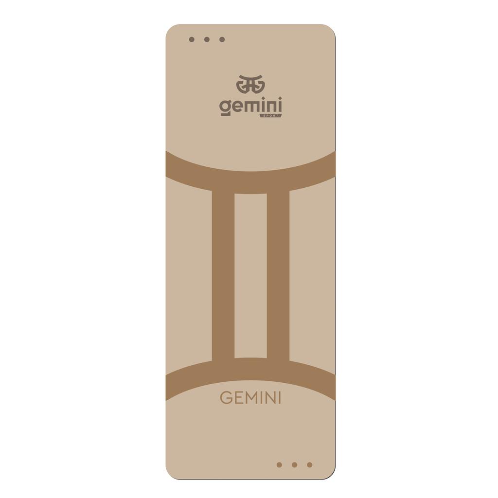 Килимок для йоги каучуковий поліуретан Pro Zodiac Gemini Gemini Sport Pro Близнюки 183см*68см*5мм PUY-4900-4